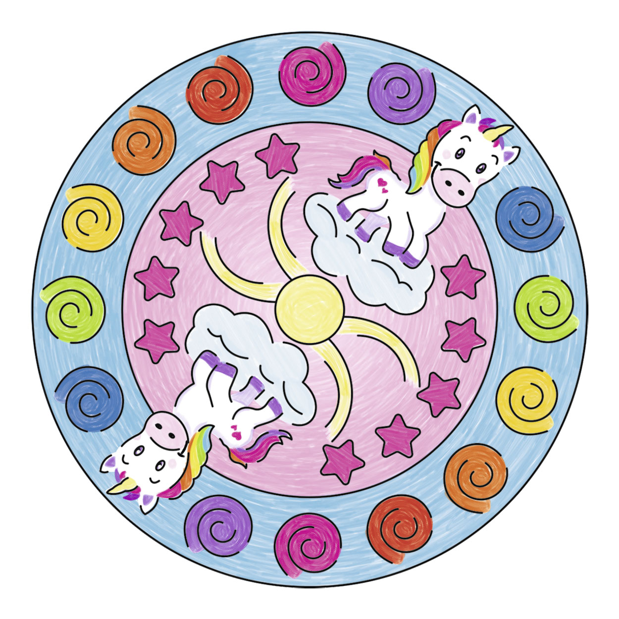 Mini Mandala-Designer - Eenhoorn