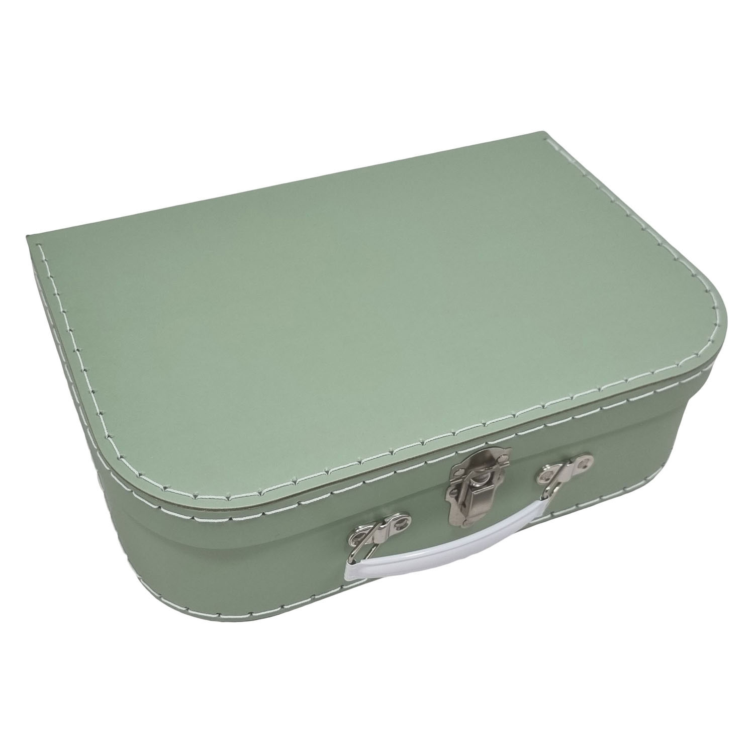 Kartonnen Koffer Set Groen, 3st.