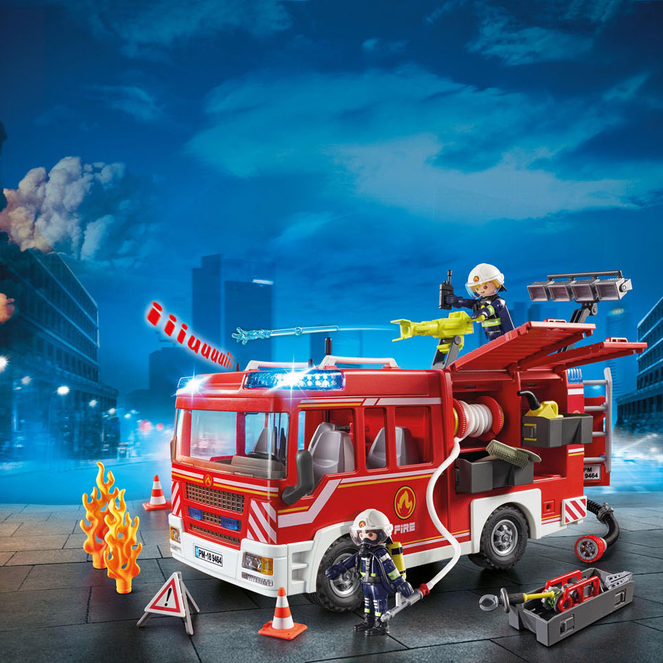 Playmobil City Action Feuerwehr-Pumpwagen – 9464