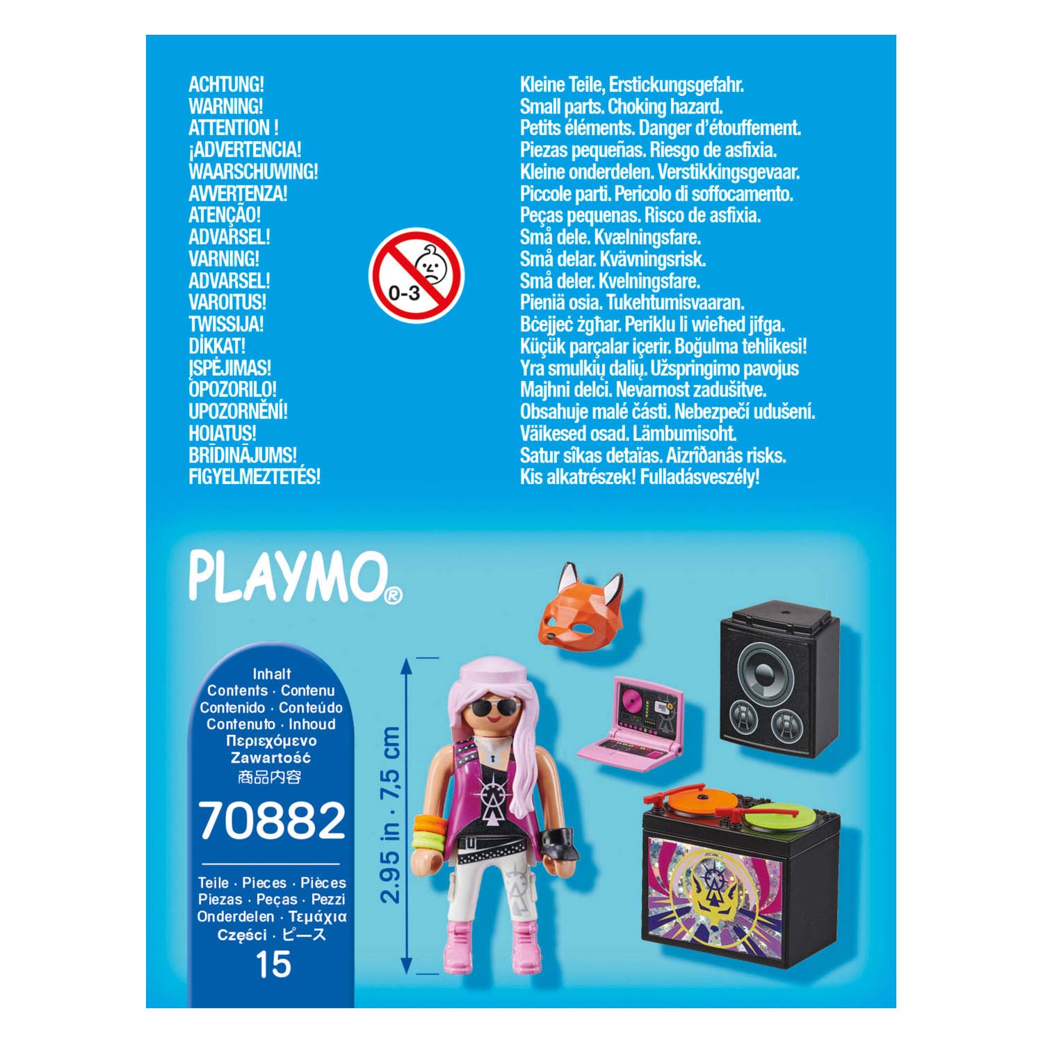 Playmobil Specials DJ mit Plattenspieler – 70882