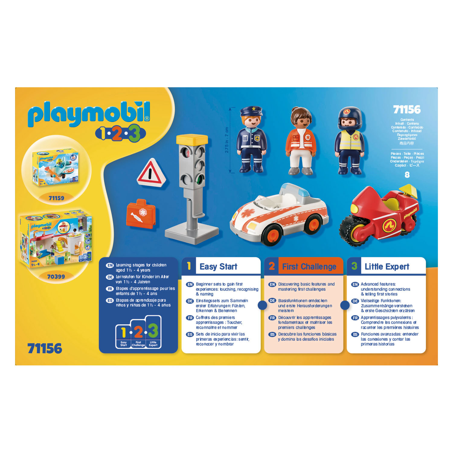 Playmobil 1.2.3. Alledaagse Helden - 71156