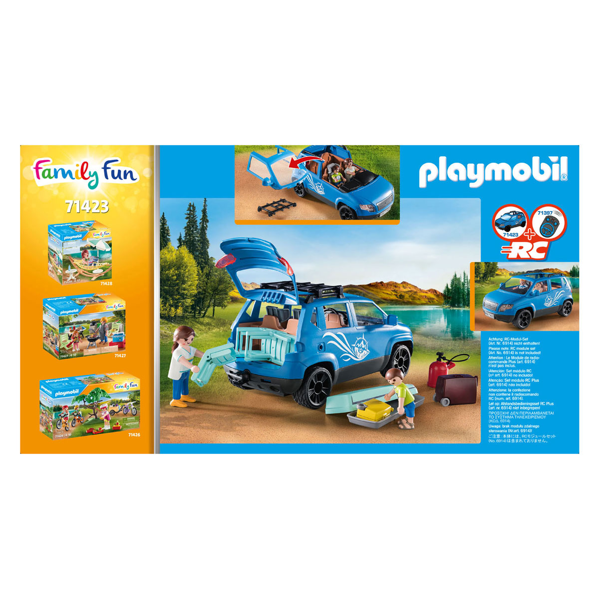 Playmobil Family Fun Caravan met Auto - 71423