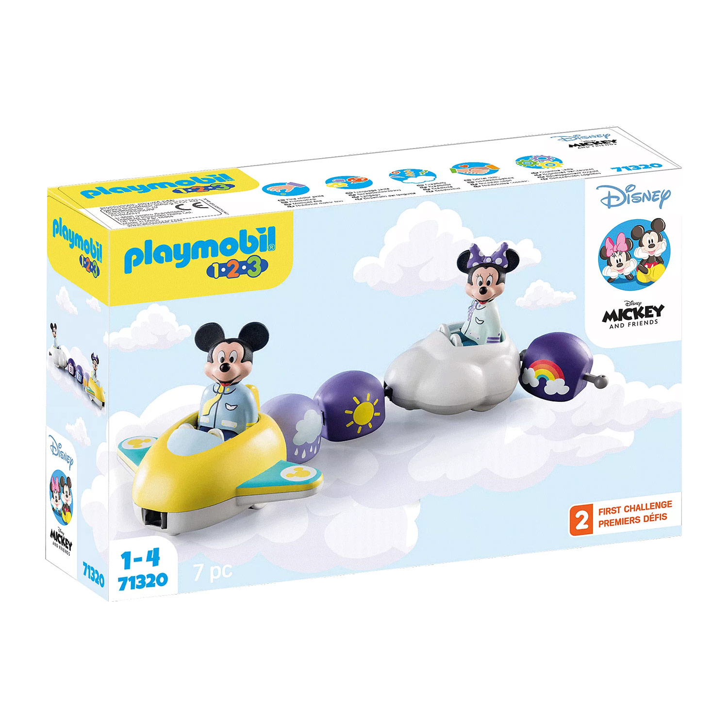 Playmobil 1.2.3. Mickey Mouse Wolkenzug – 71320