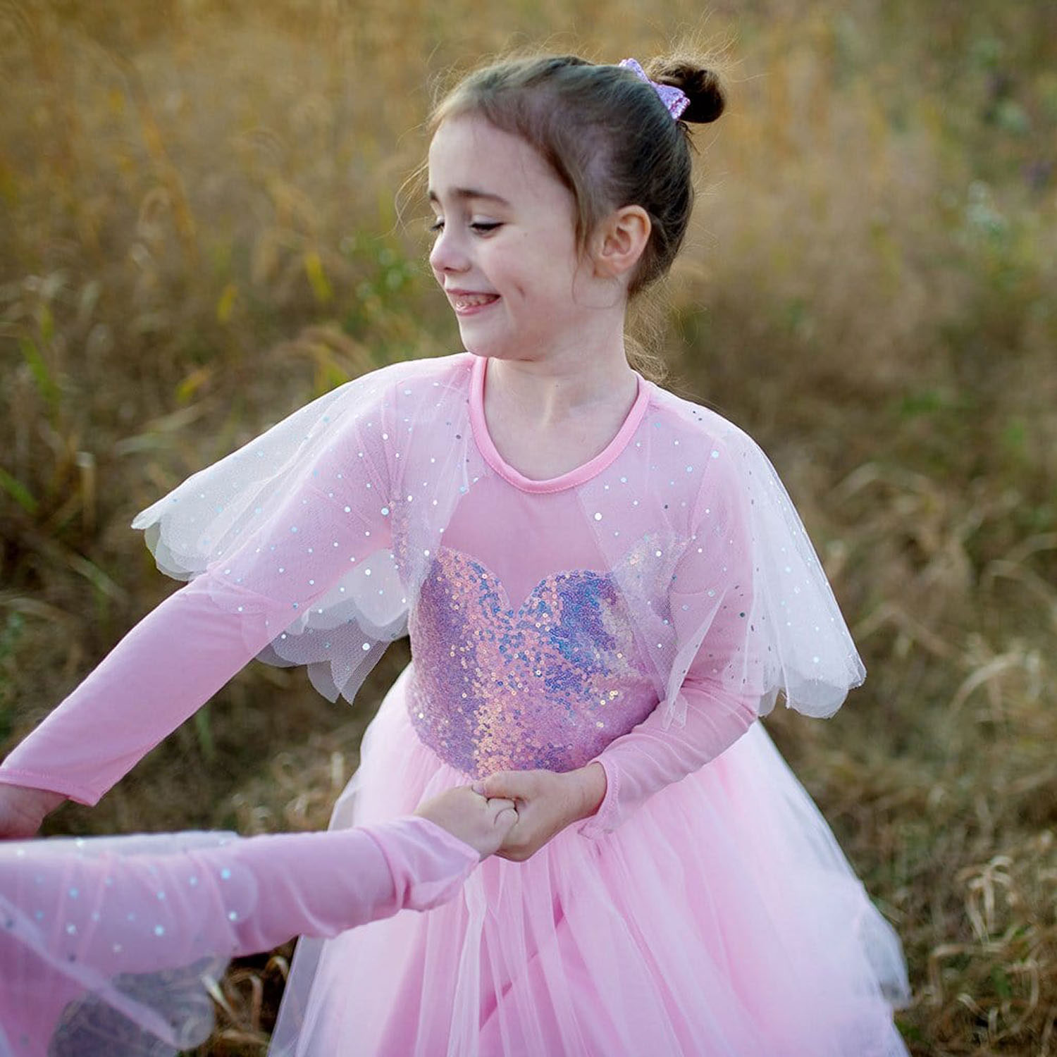 Ankleidekleid Prinzessin Pink Elegant, 5-6 Jahre