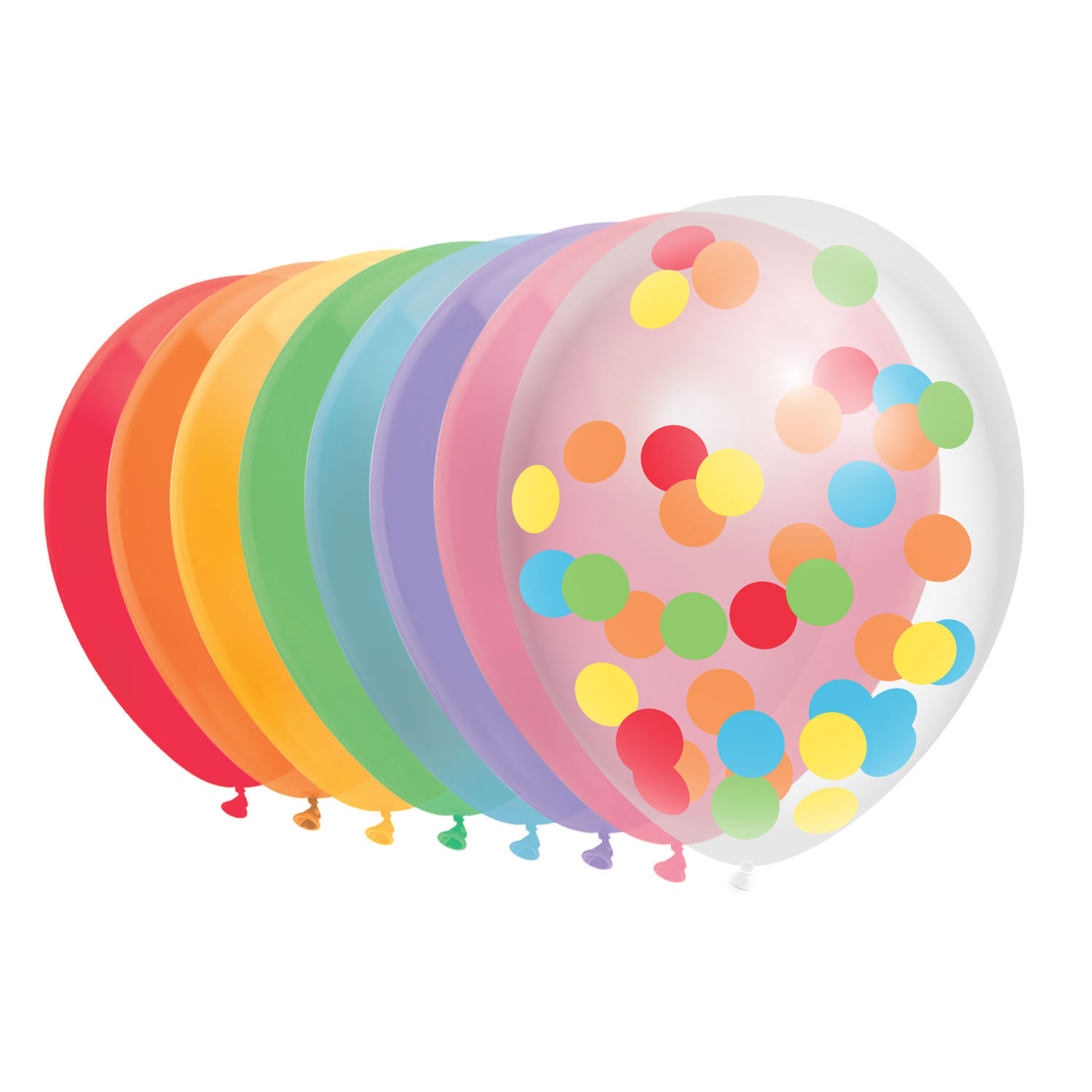 Luftballons Regenbogen, 10St.