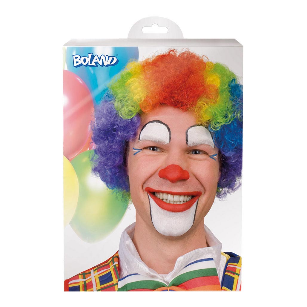 Perücke Clown Mehrfarbig Erwachsene
