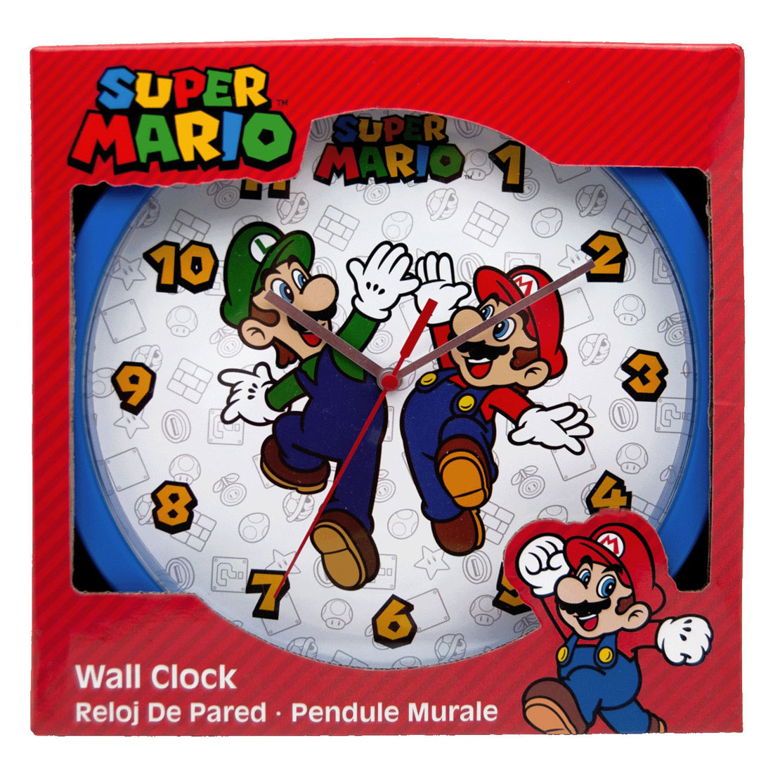 Super Mario Wandklok