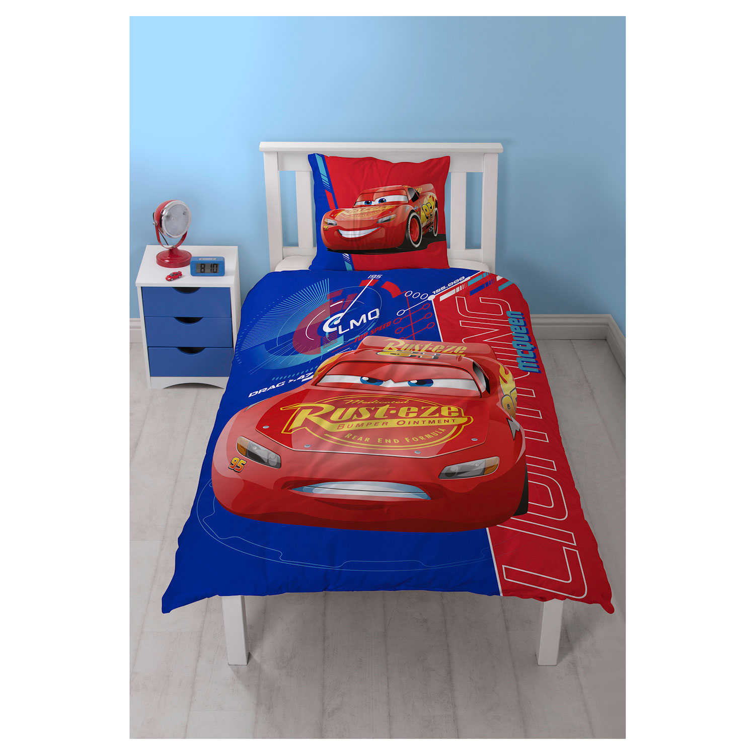 Dekbedovertrek 100% Katoen - Cars 3