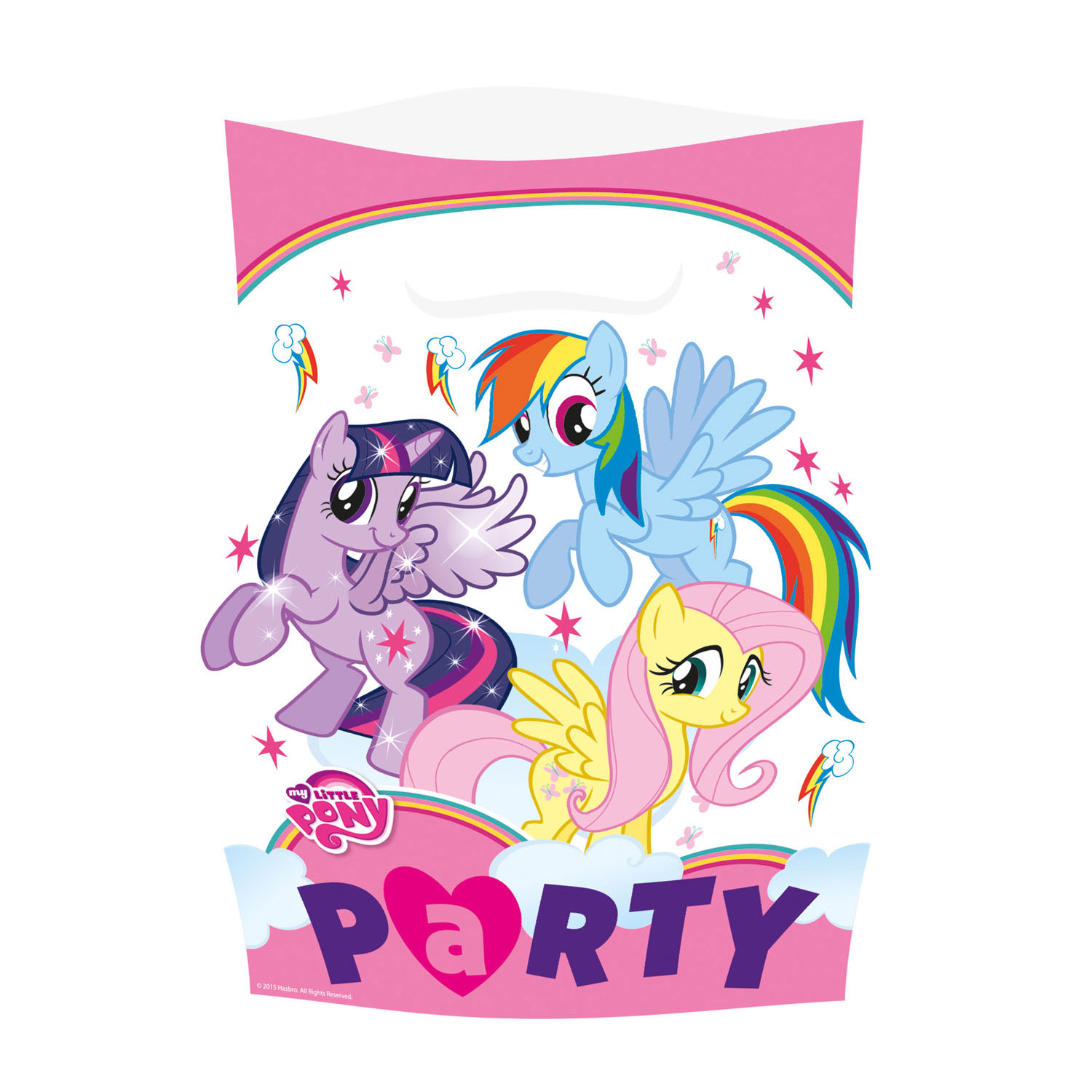 My Little Pony Partytüten, 8 Stück.