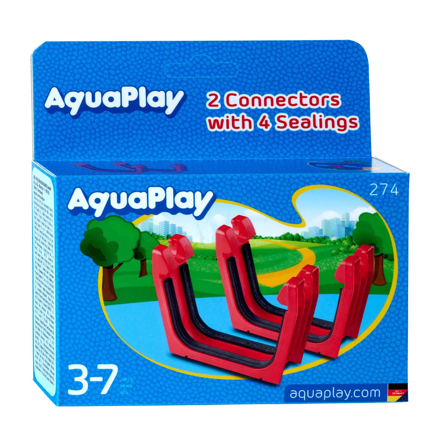 AquaPlay 274 - Stecker + Gummidichtungen, 2St.