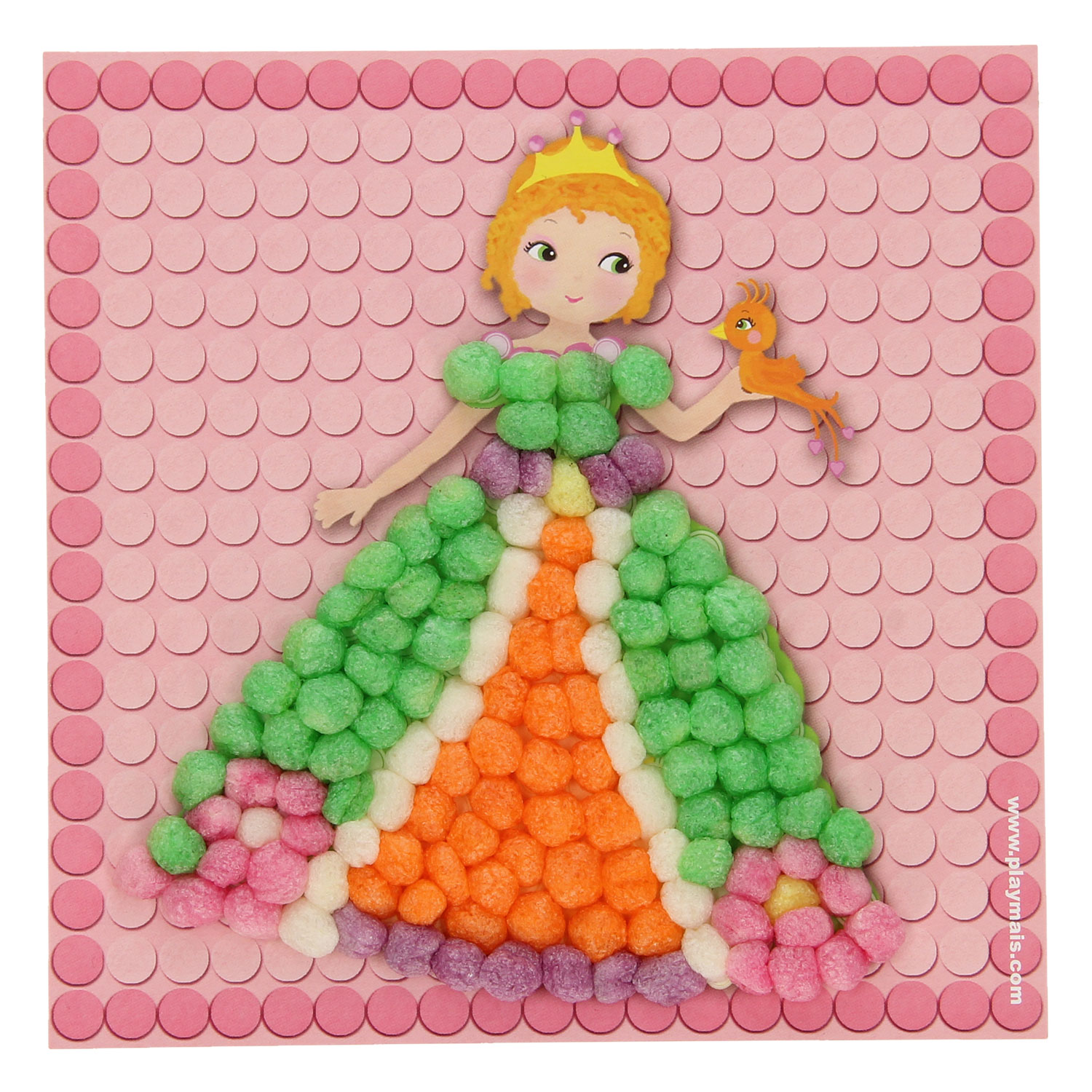 Playmais Mosaikkarten zum Dekorieren von Prinzessinnen