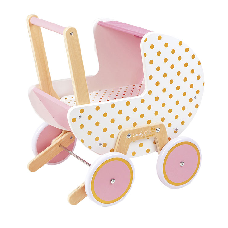Janod Candy Chic – Puppenwagen aus Holz