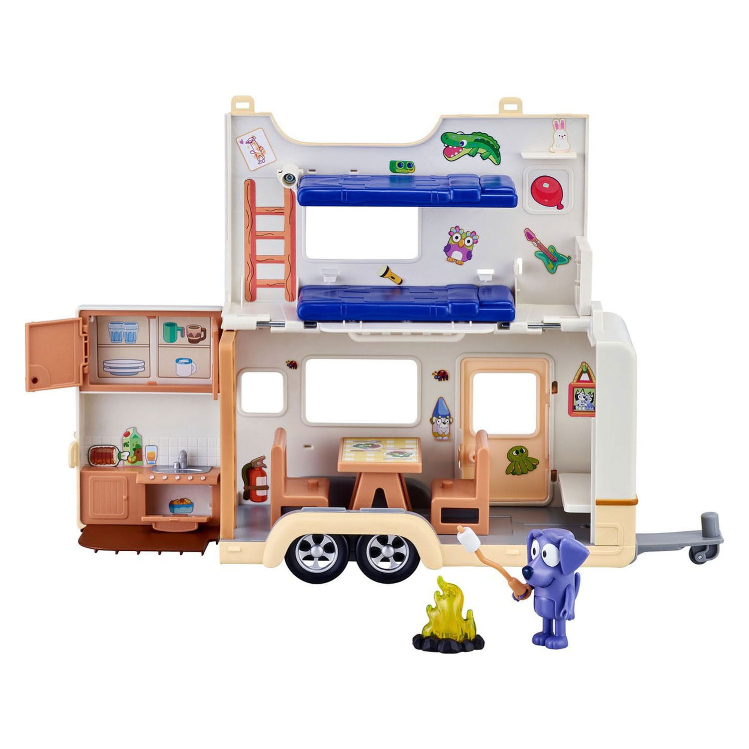 Bluey Camping Adventures Spielset