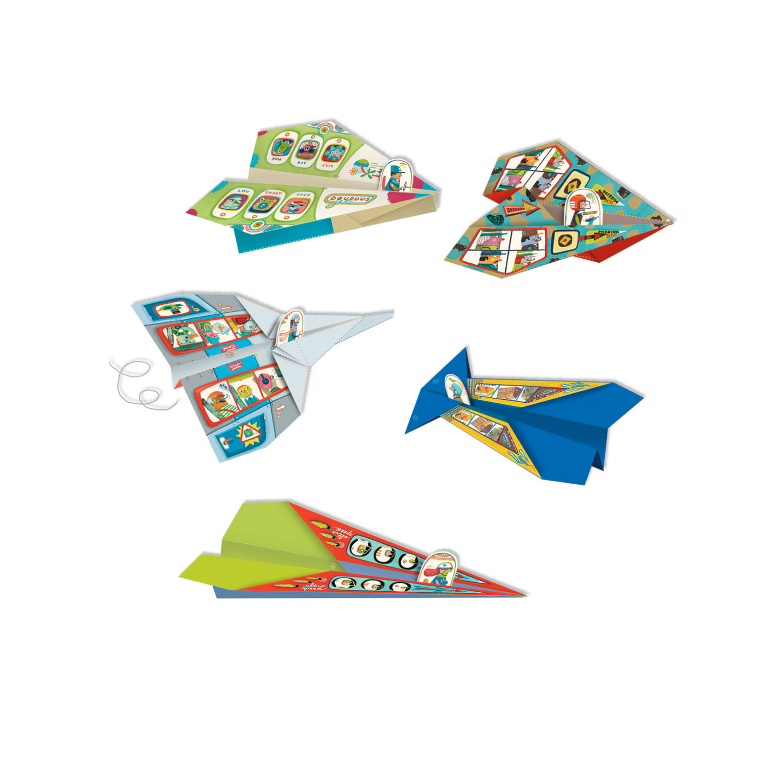 Djeco Origami Vliegtuigjes