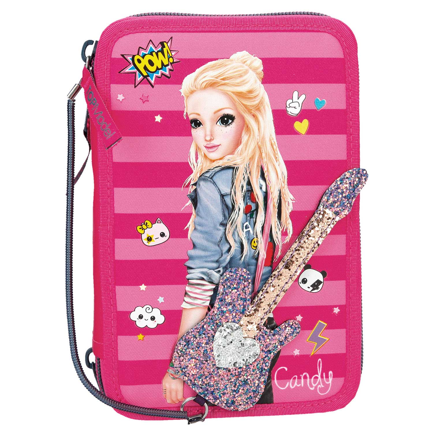 TOPModel Popstar 3-vaks Gevuld Etui - Candy