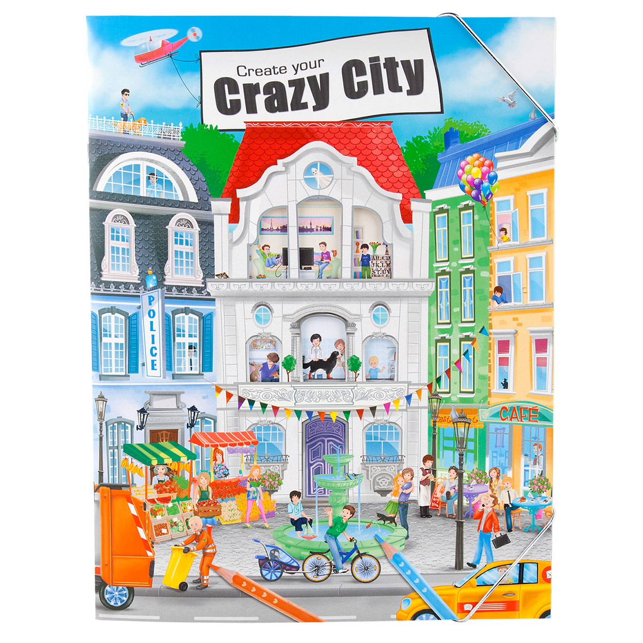 Create your Crazy City Stickerboek