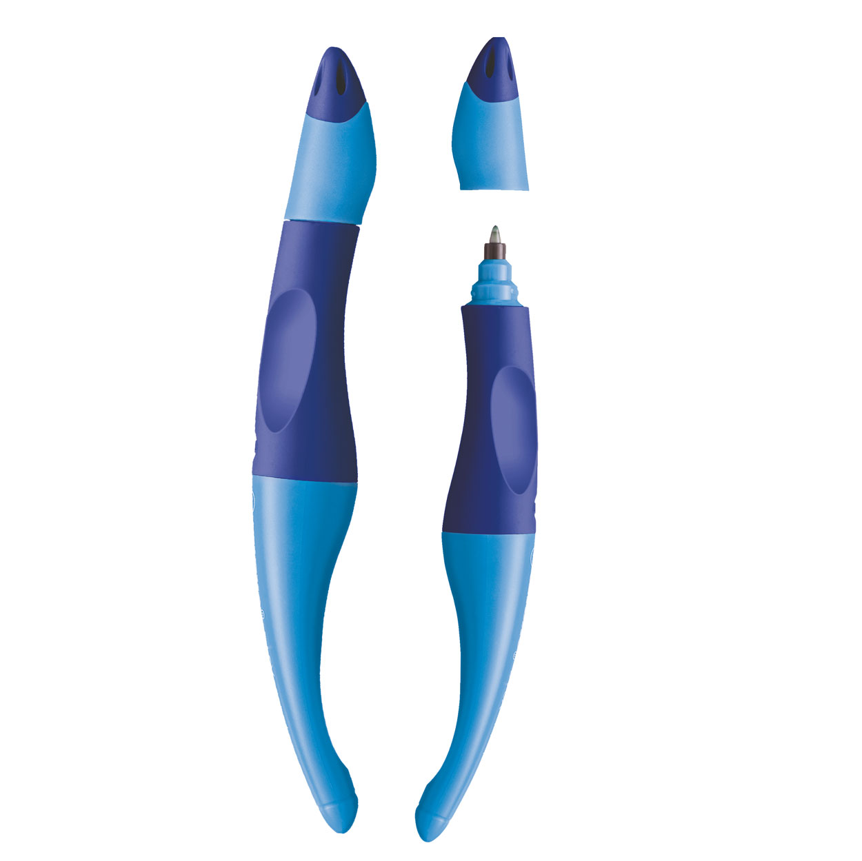 STABILO EASYoriginal – Ergonomischer Tintenroller – Linkshänder – Blau