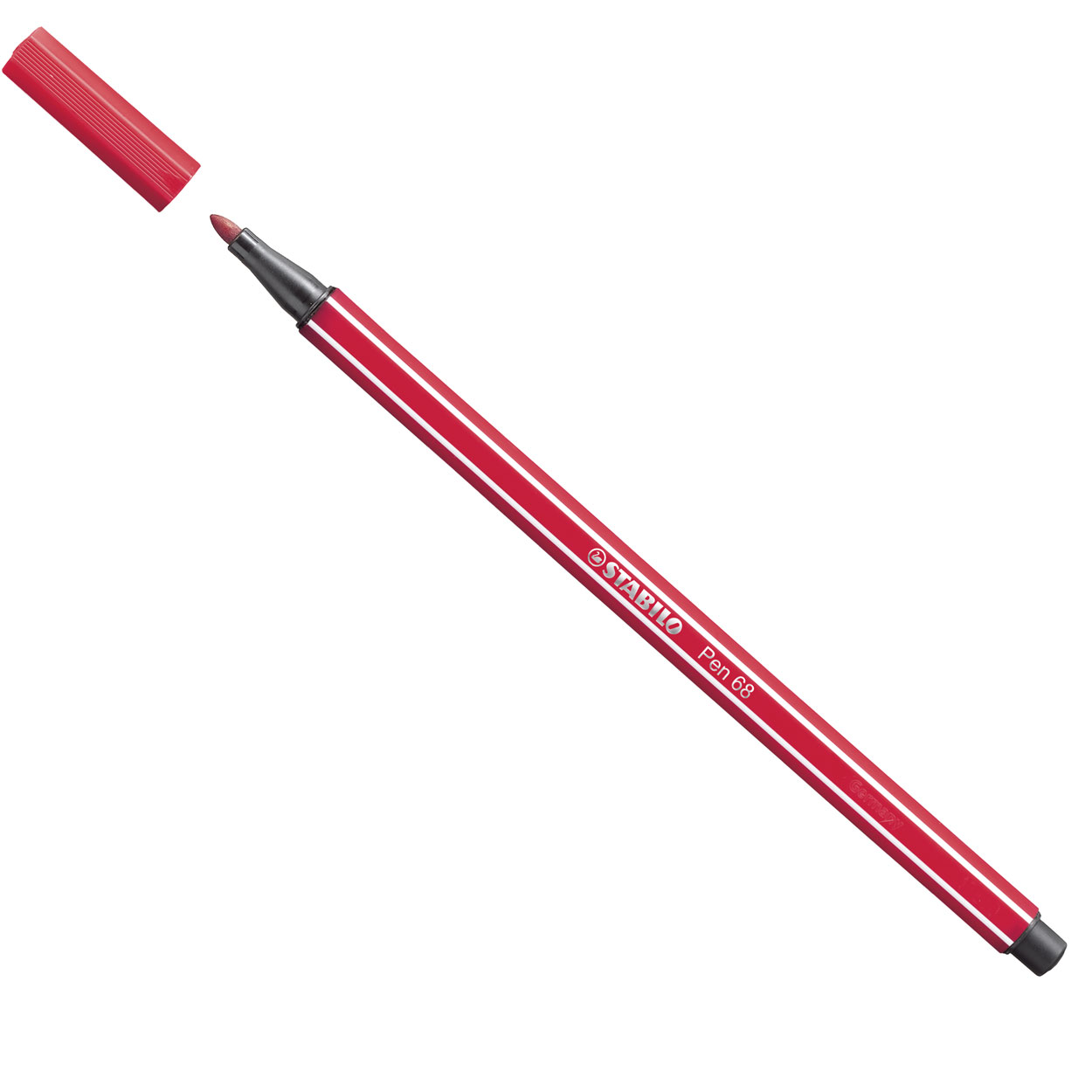 STABILO Pen 68 - Viltstift - Donkerrood (68/50)