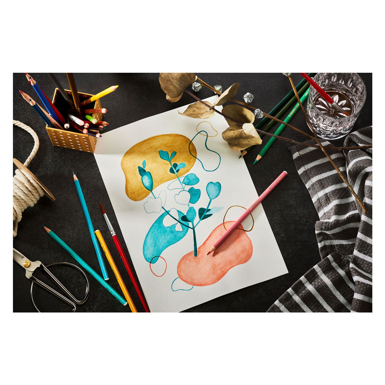 STABILO Aquacolor - Aquarell-Buntstift - ARTY - Set 36-tlg.