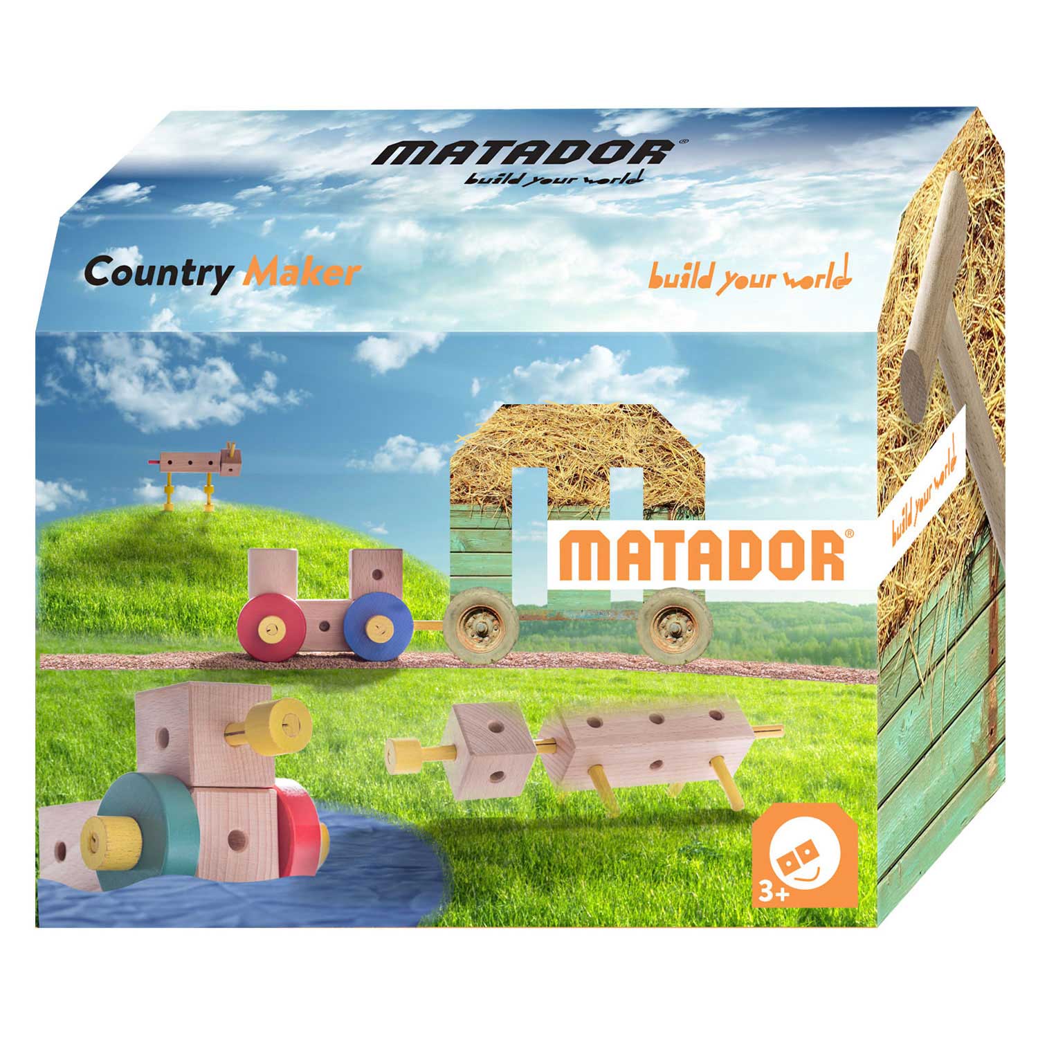 Matador Maker Country Baukasten Holz, 38-tlg.