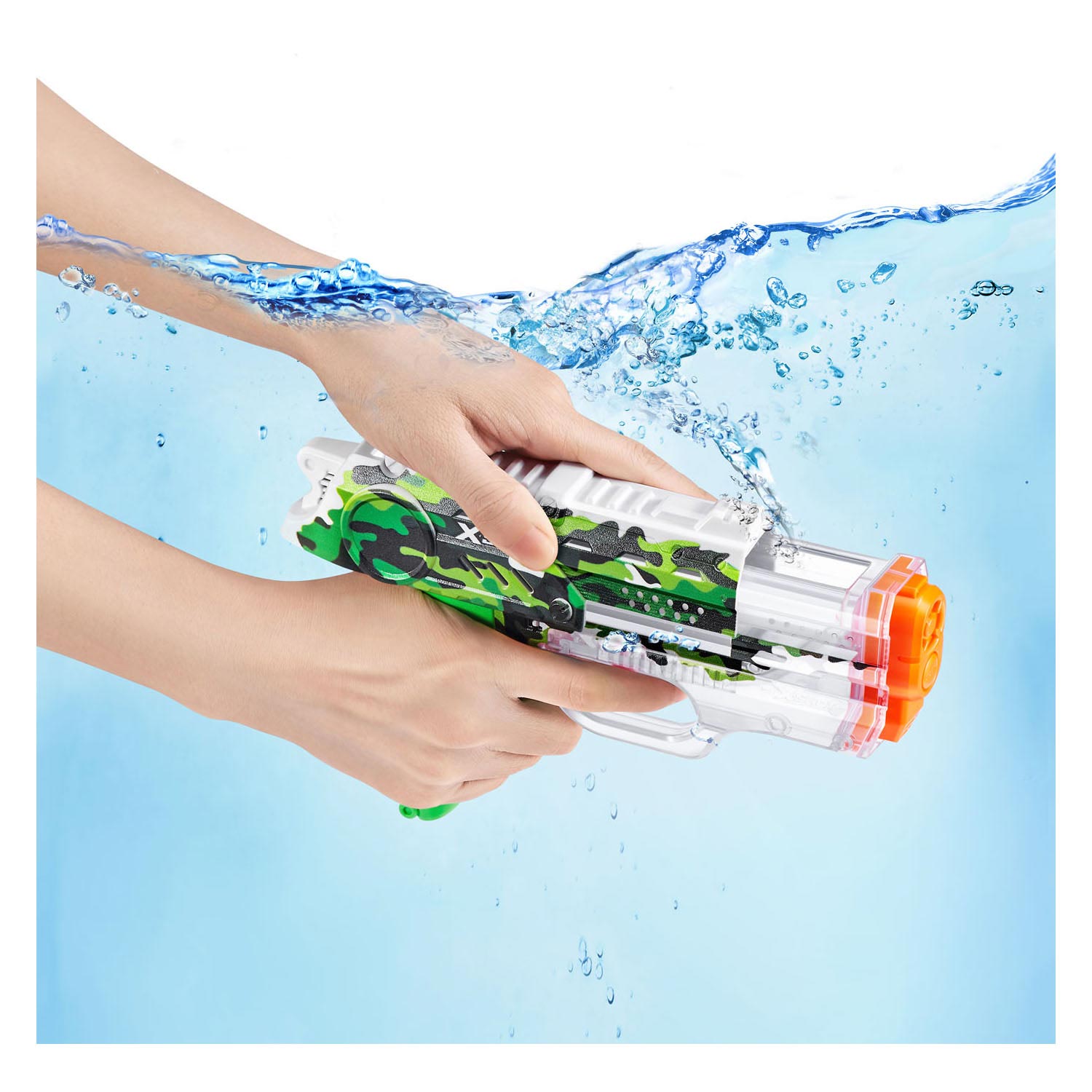 ZURU X-Shot Wasserpistole Fast Fill Skins Nano, 100 ml