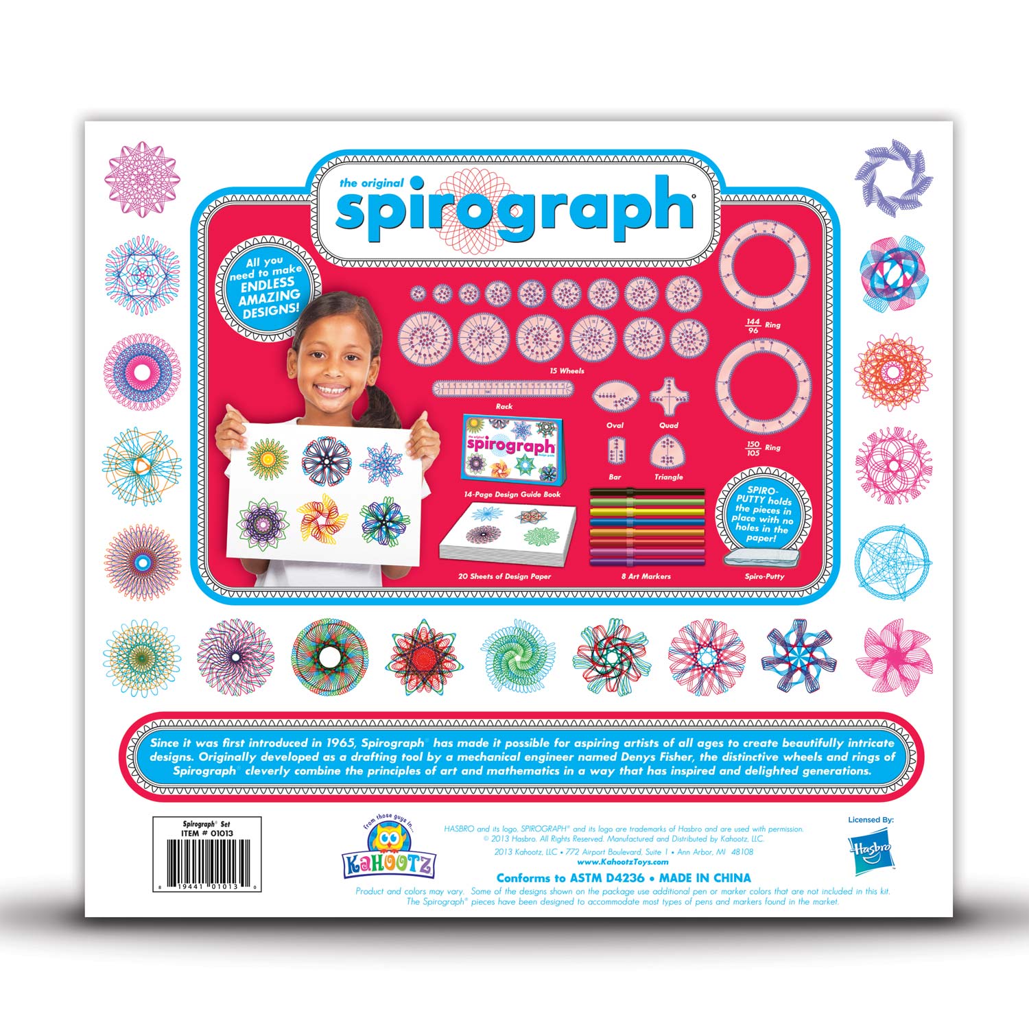 Spirograph Spielset mit Markern