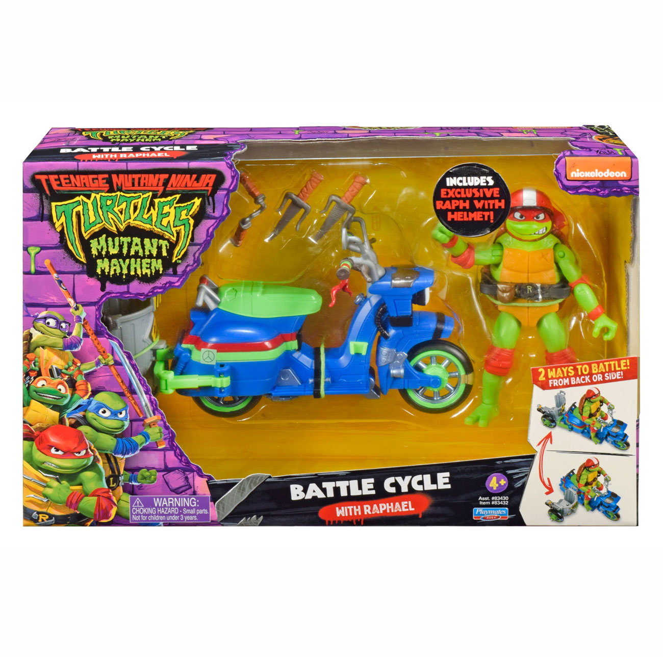 Teenage Mutant Ninja Turtles Battle Cycle Scooter mit Raphael