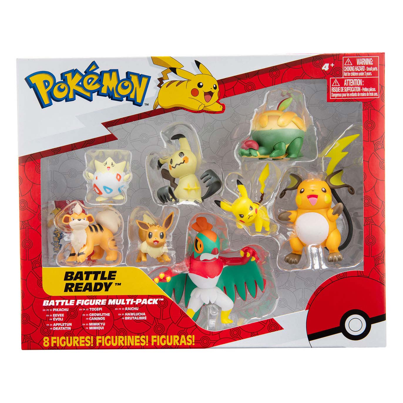 Pokemon-Multipack-Spielzeugfiguren, 8er-Pack
