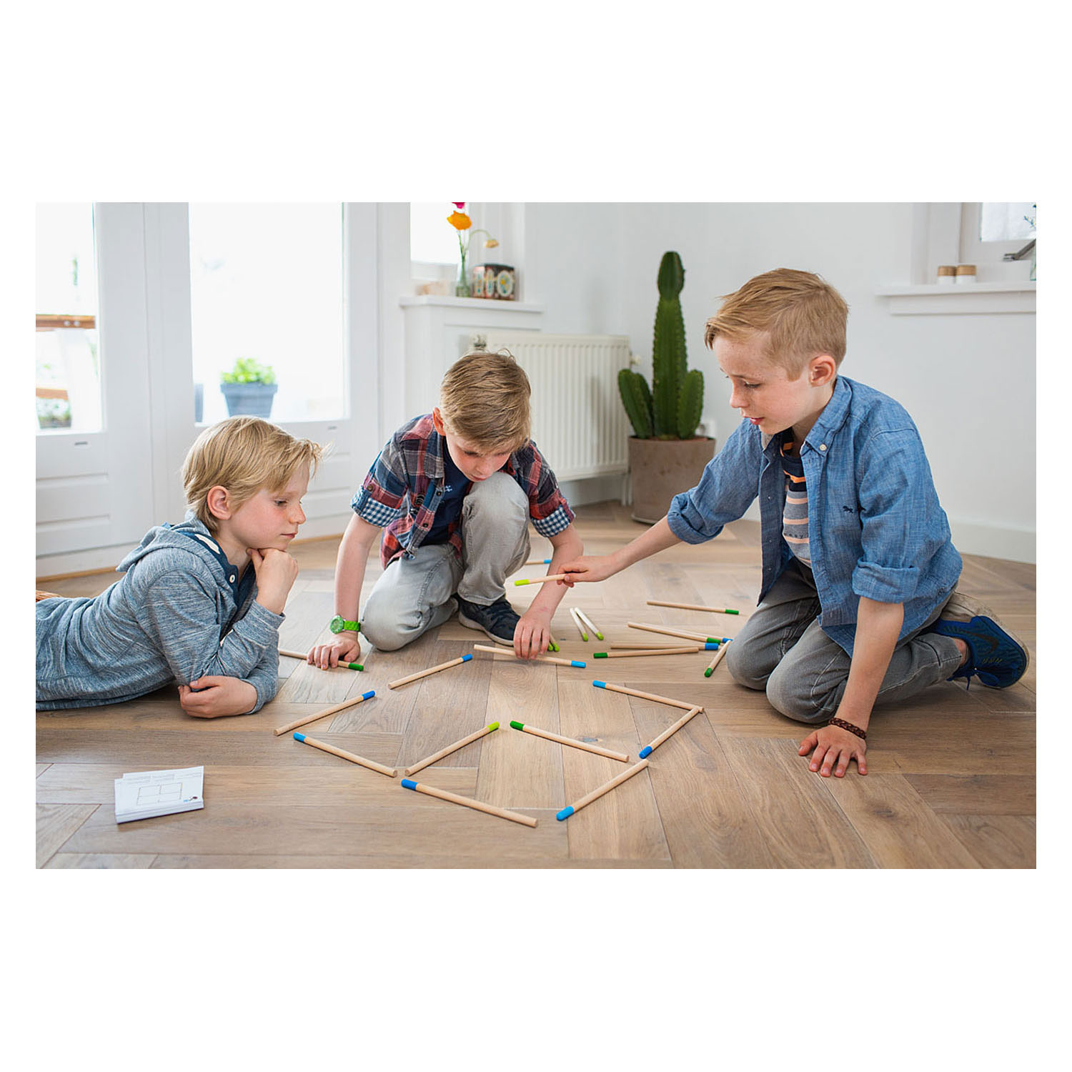 BS Toys Streichholzpuzzle aus Holz – lehrreiches Kinderspiel