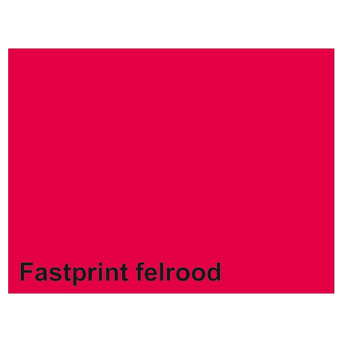 Kopierpapier Fastprint A4 80gr leuchtend rot 100 Blatt