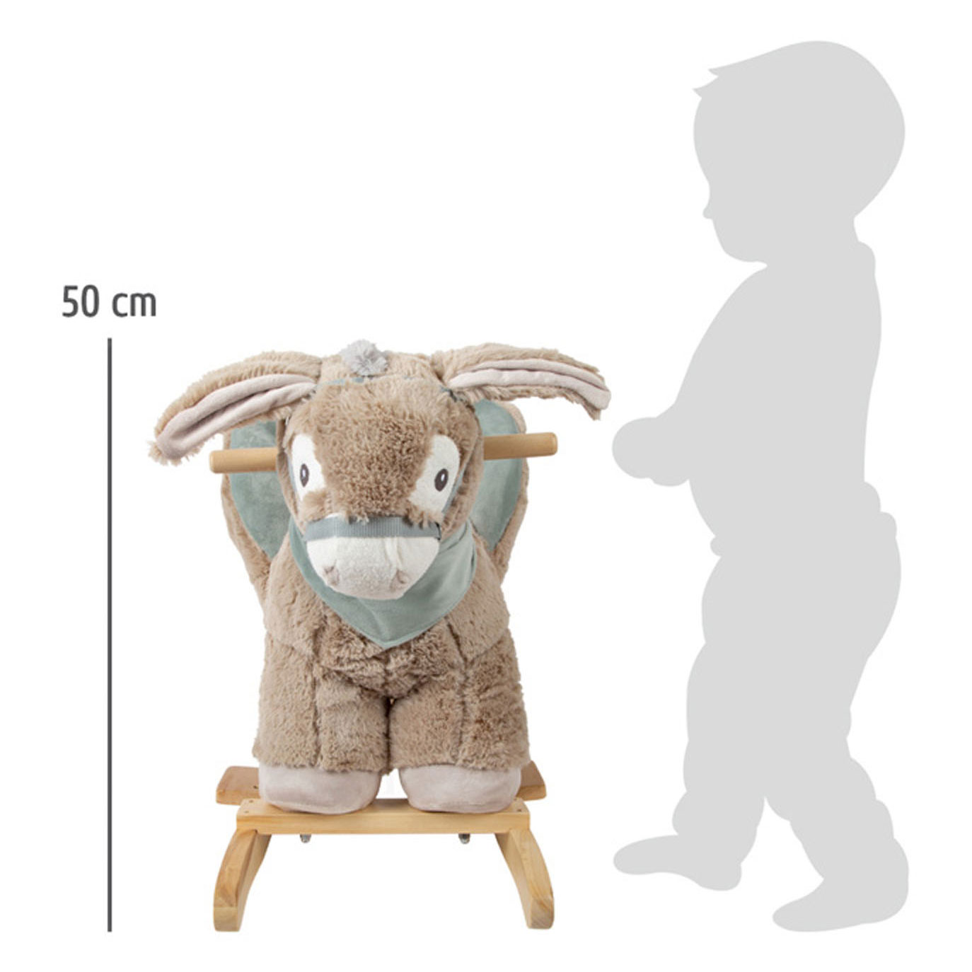 Small Foot - Bump-Esel aus Holz mit Stuhl