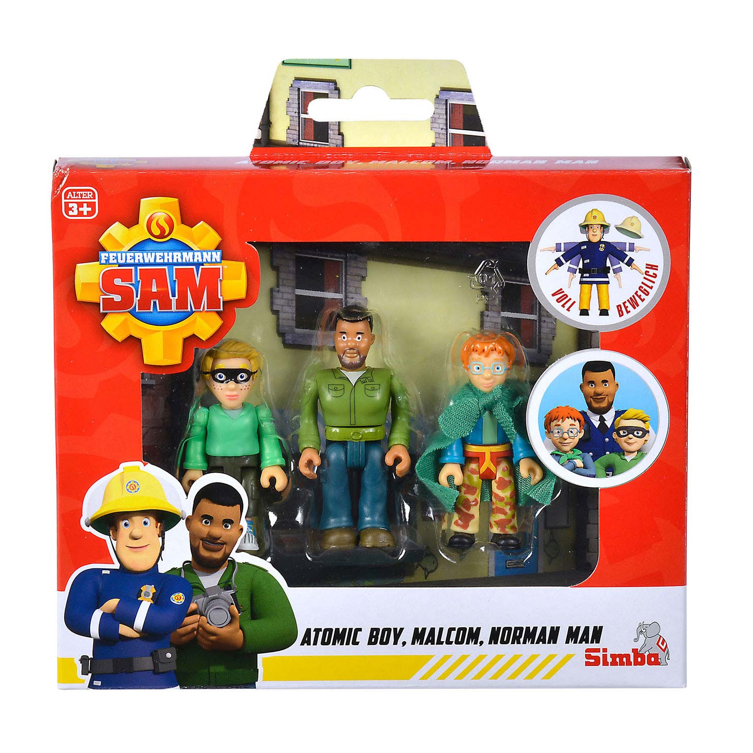 Feuerwehrmann Sam Superhelden-Spielfiguren, 3tlg.