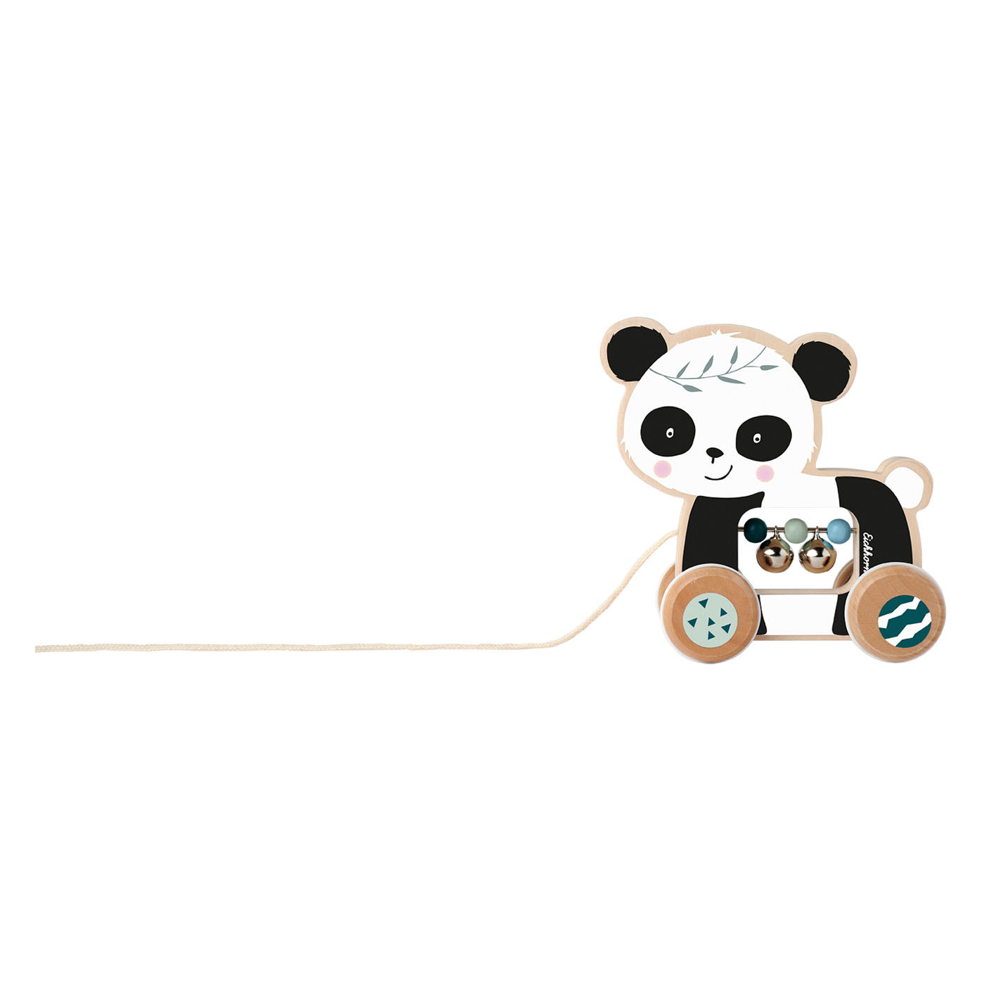Eichhorn Nachziehtier Panda aus Holz