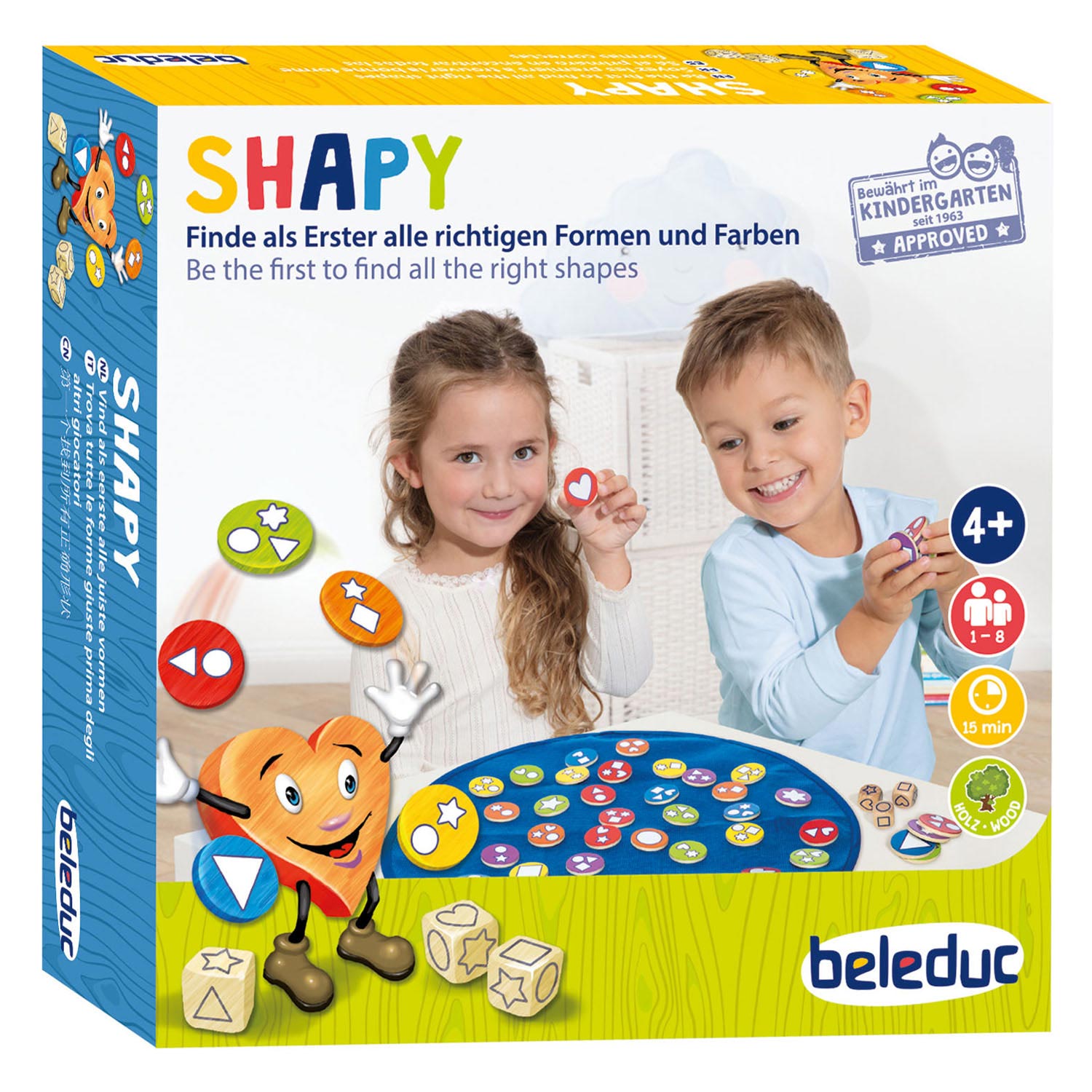 Beleduc Shapy Vormen en Combinatie Kinderspel