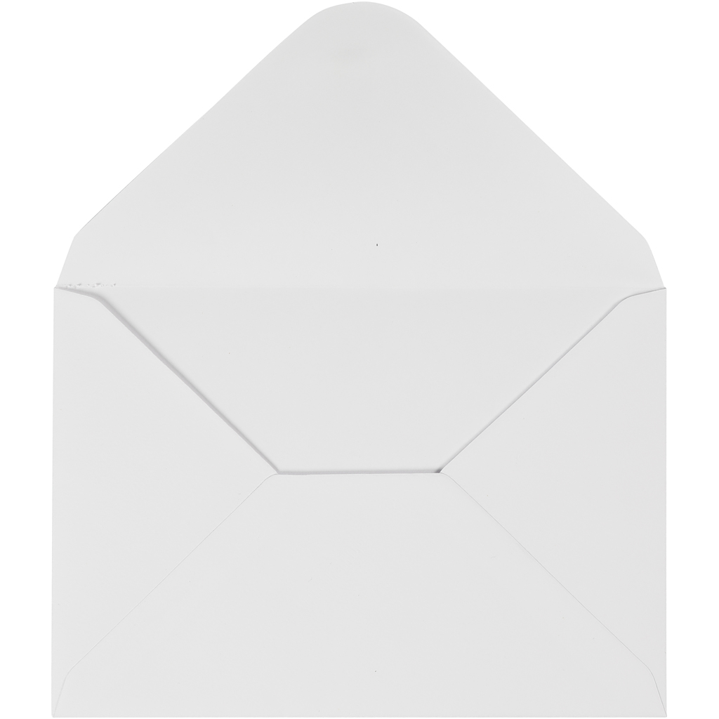 Umschlag Weiß 110gr, 10Stk.