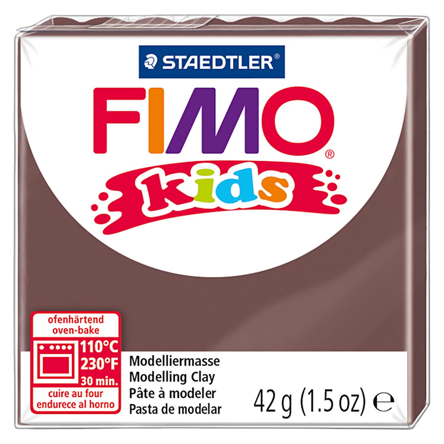 Fimo Kids Modelliermasse Braun, 42gr