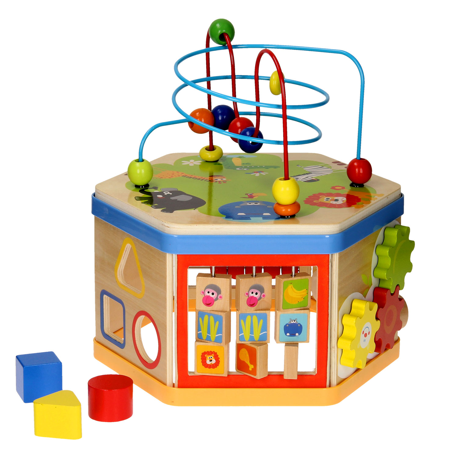 Houten Activiteiten Kubus 7in1