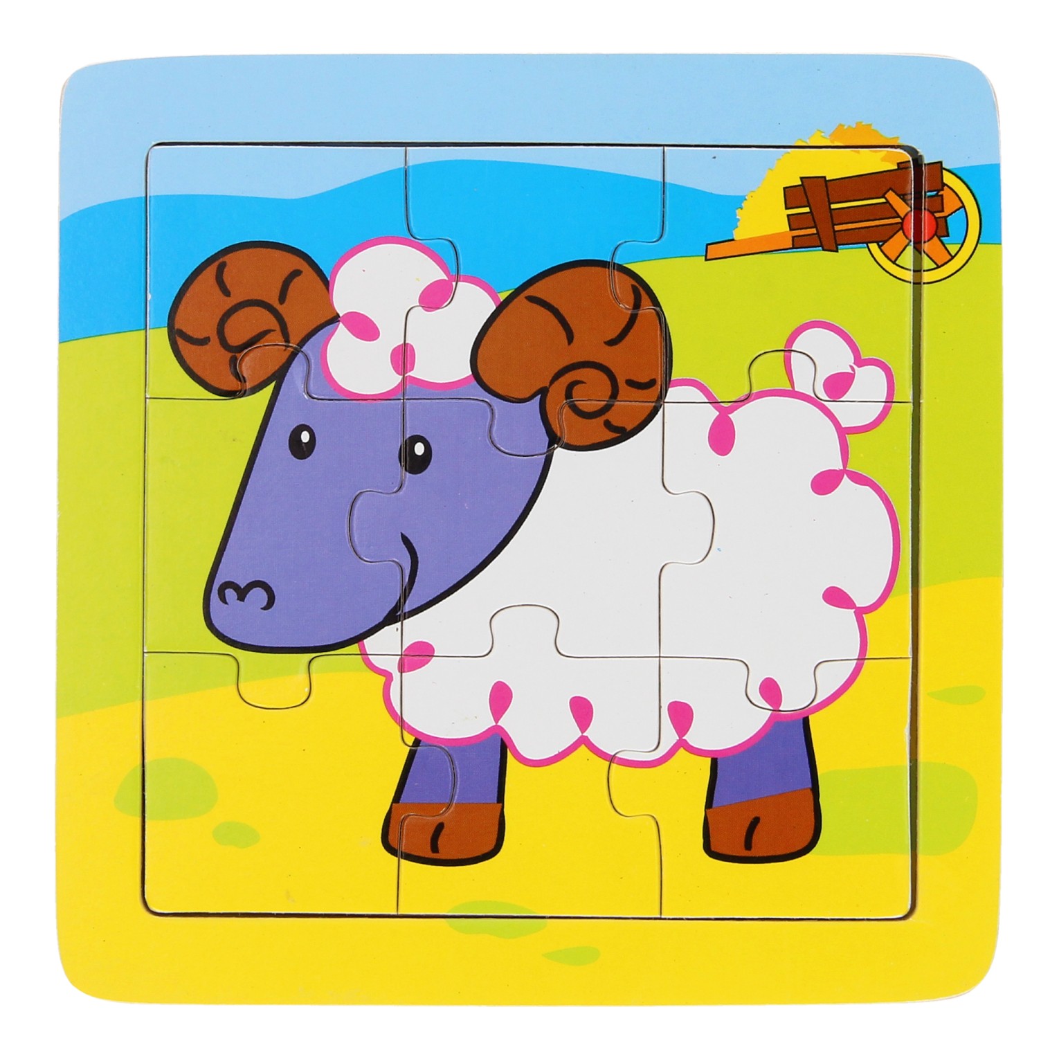 Houten Puzzel - Schaap