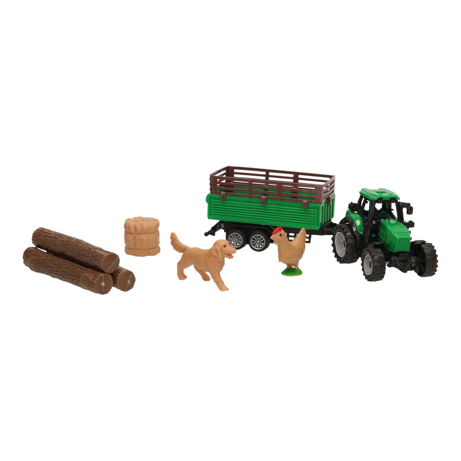 Tractor met Toebehoren - Set 3