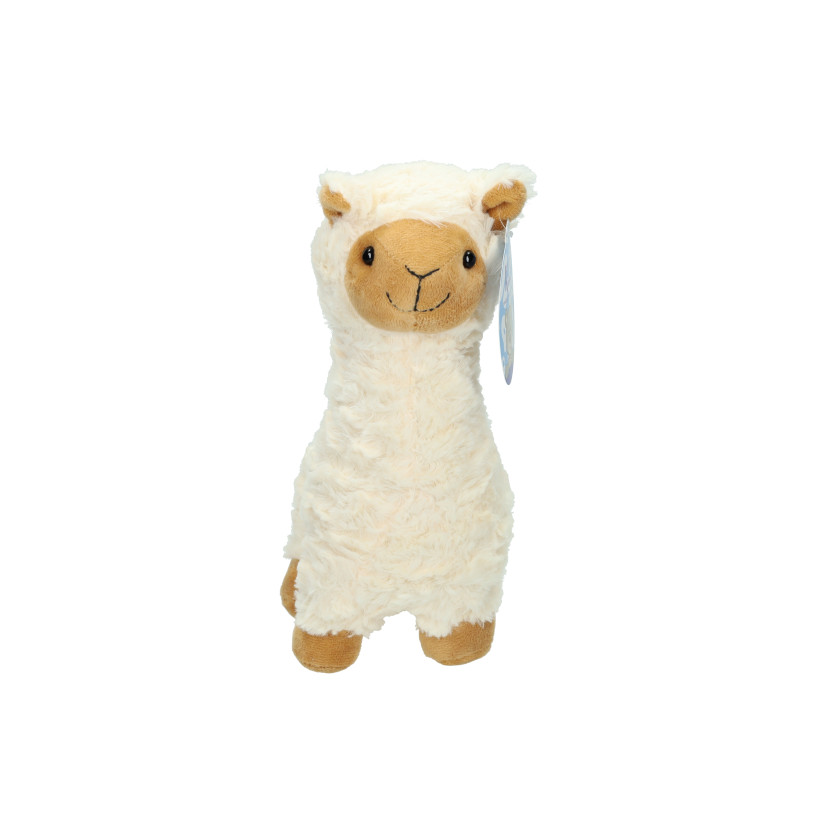 Peluche Alpaga Blanc - 28cm
