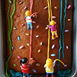 Vier jouw verjaardag met deze klimwand cake