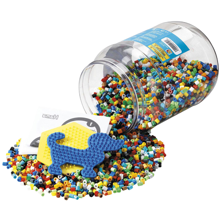 Komplettsets mit Bügelperlen und Plättchen zu allen möglichen Themen.