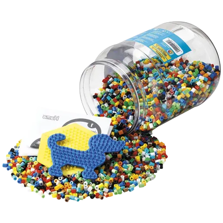 Complete sets met strijkkralen én bordjes in allerlei thema's.