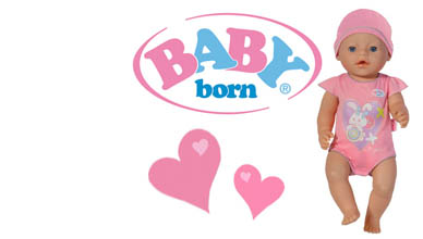 BABY born, die schöne realistische Babypuppe.