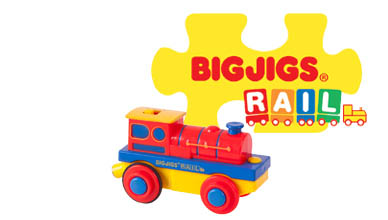 Bigjigs Rail, de grootste verzameling houten treintjes en rails om prachtige banen mee te bouwen.