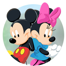 Disney Micky en Minnie Mouse