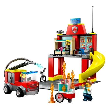 Le service d'incendie de la ville de LEGO