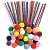 Fil chenille et pompons