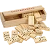 Holz-Memo und Domino
