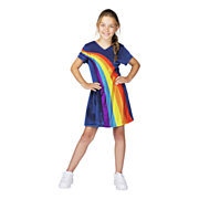 K3 Dress Up Kleid - Regenbogenblau, 6-8 Jahre